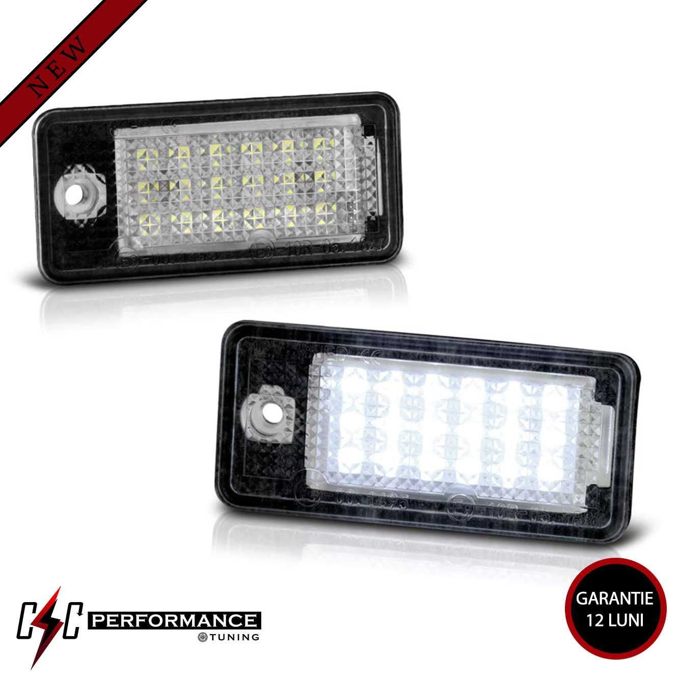 Set 2 Lampi numar LED pentru Audi A3, A4 B6 /B7, A6 4F, Q7, A8