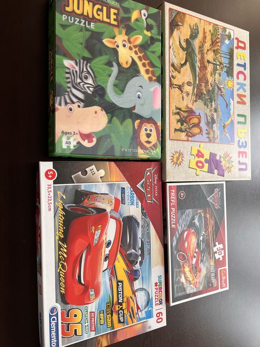 Пъзели и мемо игри 5 бр.