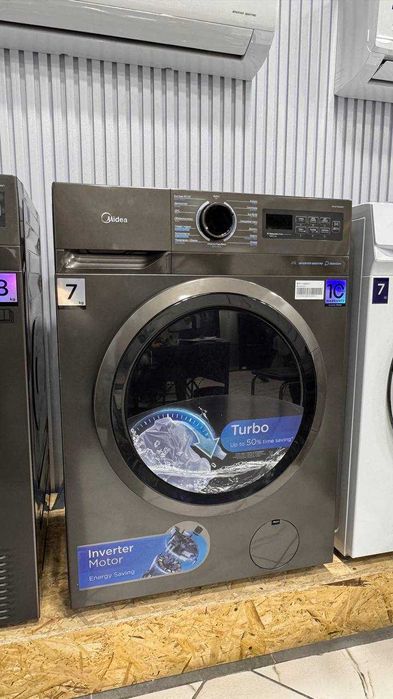 Стиральная машина Midea MF01712BS40/T‑C 7кг + ДОСТАВКА БЕСПЛАТНАЯ