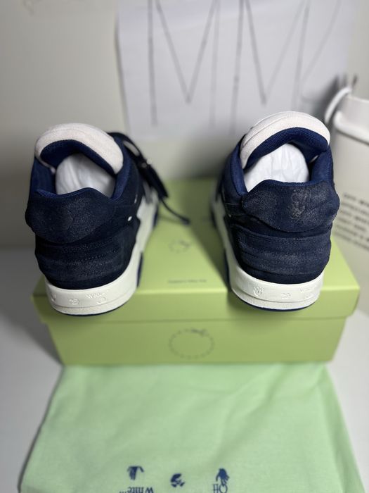 Adidasi Off-White Out Of Office Lace-Up Sneakers retro sude leather