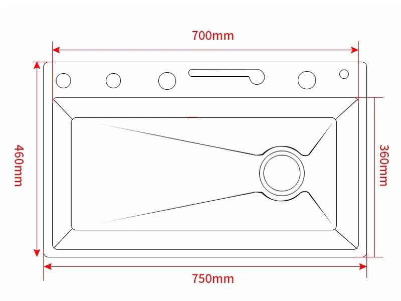 chiuveta de luxe cu o cuva inox culoare  aur  multifunctionala de blat