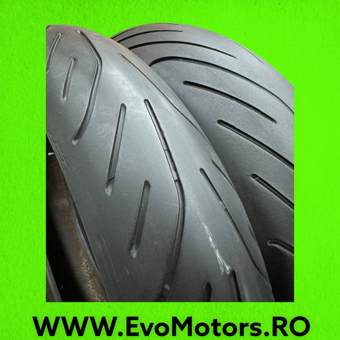 Set Anvelope Moto 120 70 17 si 190 55 17 Michelin Power3 Cauciuc Set12