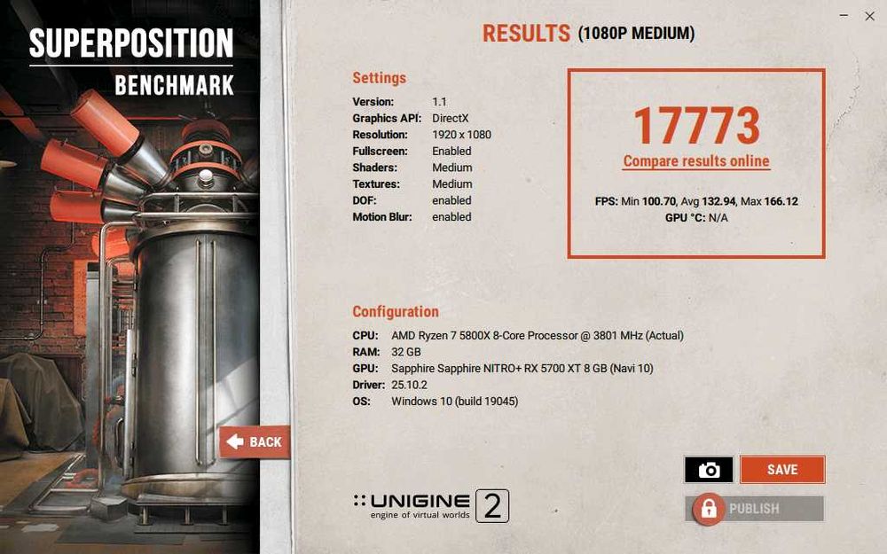 Sistem PC Gaming CalculatorAMD Ryzen 7 5800X RX 5700 XT 32GB SSD 2TB