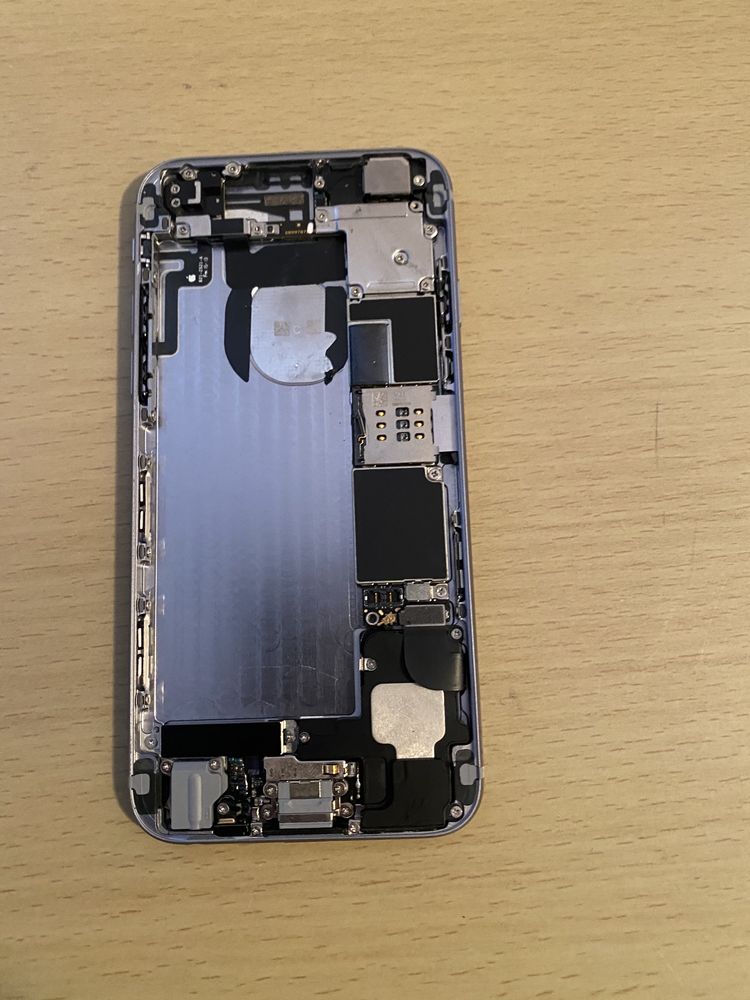 Carcasa capac spate Iphone 6 space grey originala ,folosita stare