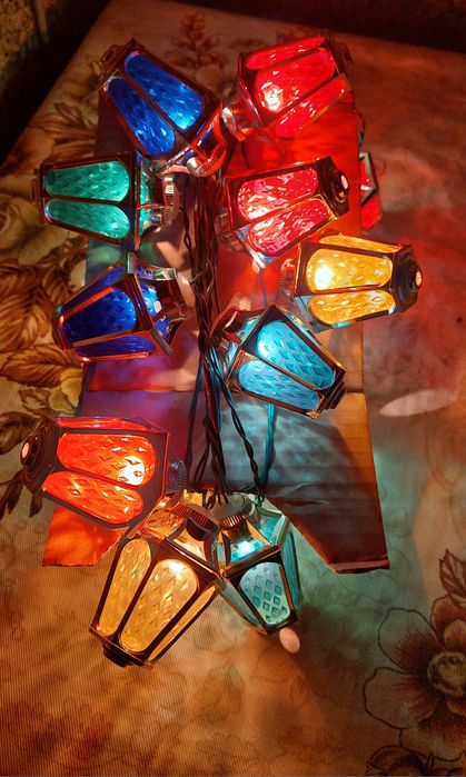 Электрогирлянда Фонарики. Гирлянда СССР