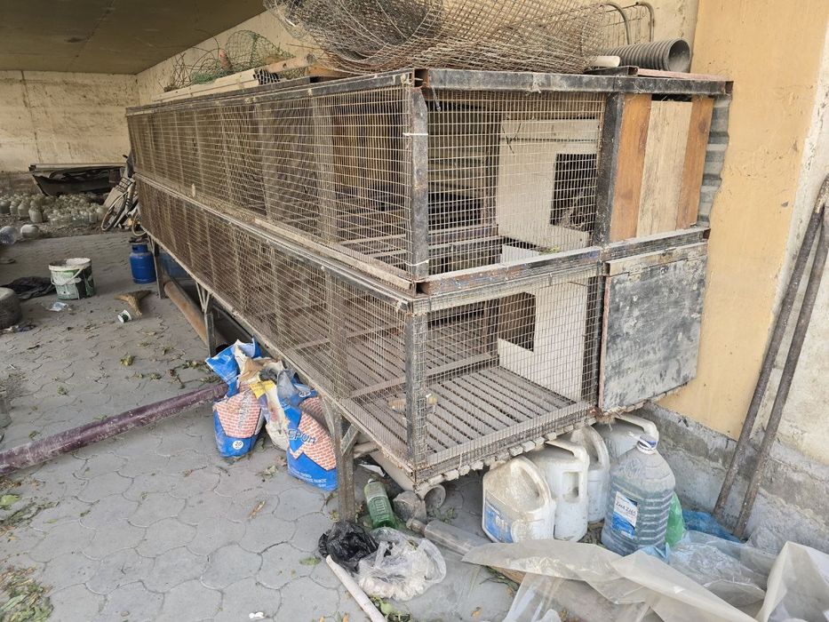 Qafas quyonlar uchun.