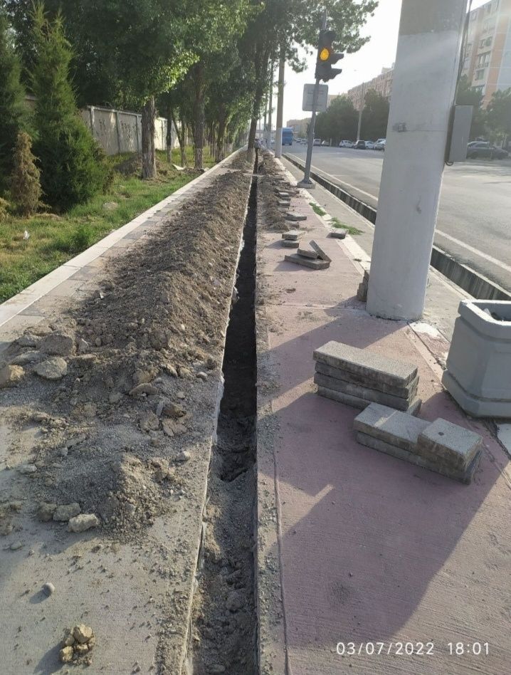 куйлик чарвок г'азалкент бектемур ура транша Падивол бассен тунел яма
