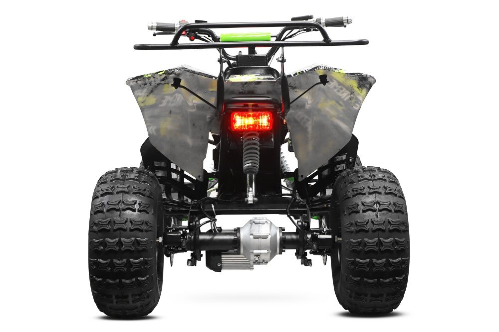 ATV electric Eco Warrior 1000W 48V 20Ah cu DIFERENTIAL #Verde Grafiti