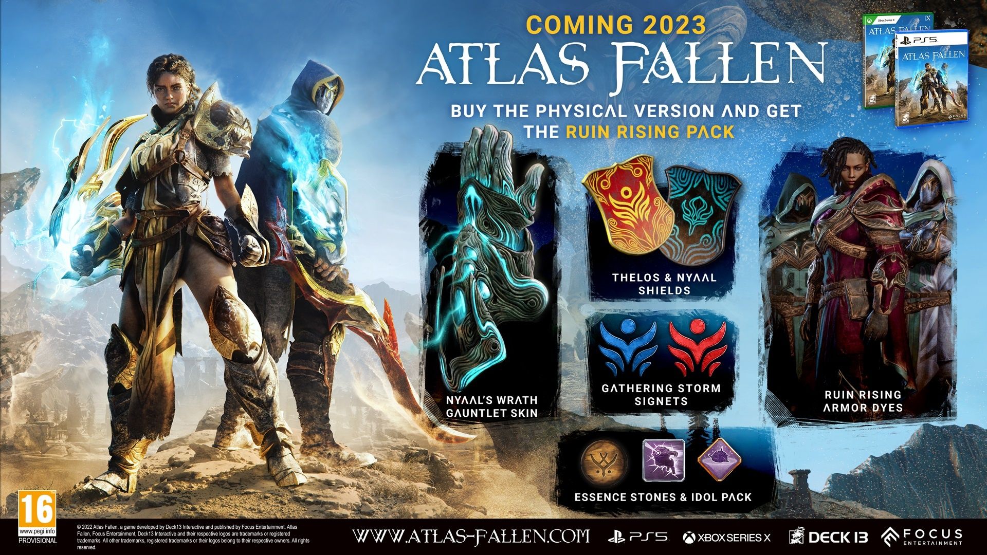 PS5 - Atlas Fallen + Ruin Rising Pack