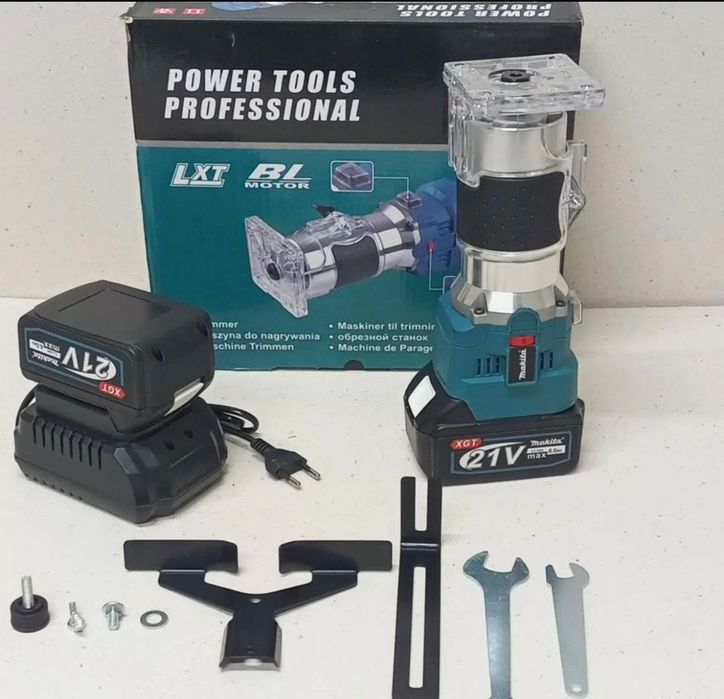 Фрезер акумуляторный вертикальный ручной фрезер кромочный стакан