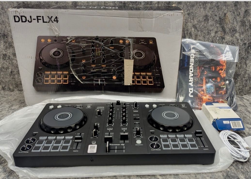 DJ контролер Pioneer DJ - DDJ-FLX4, черен