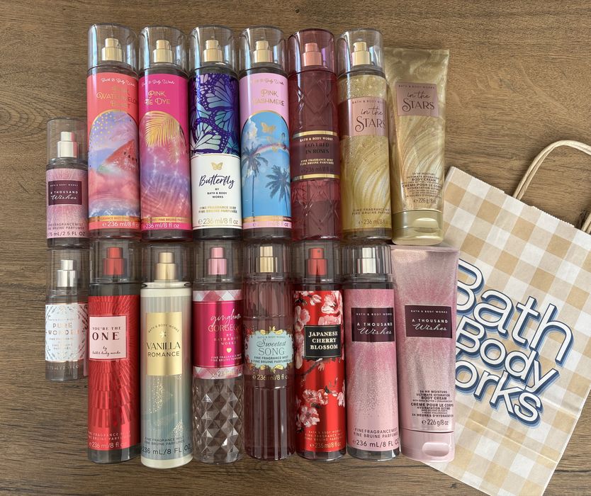 Bath & Body Works парфюмни спрейове и лосиони