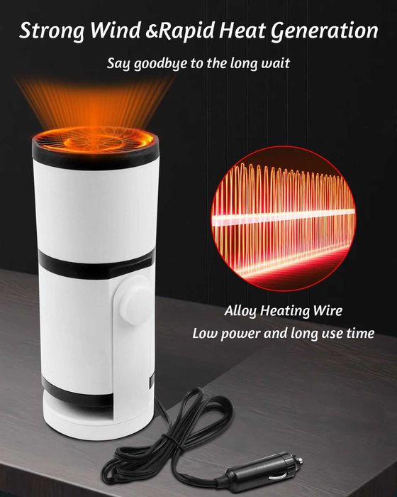 12V автомобилен отоплител и вентилатор,размразяване и обдухване. 2 в 1