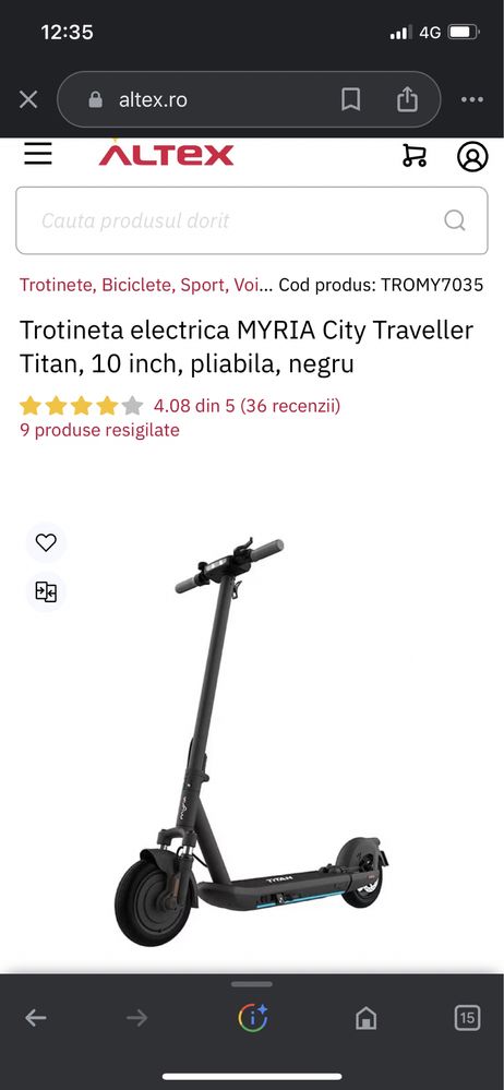 Totineta electrică Myria