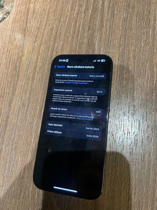 Vand Iphone 15 utlizat