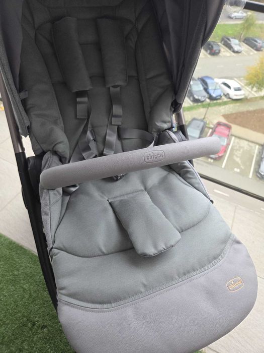 Carucior copii 3 in 1 Chicco Bellagio, Black Satin