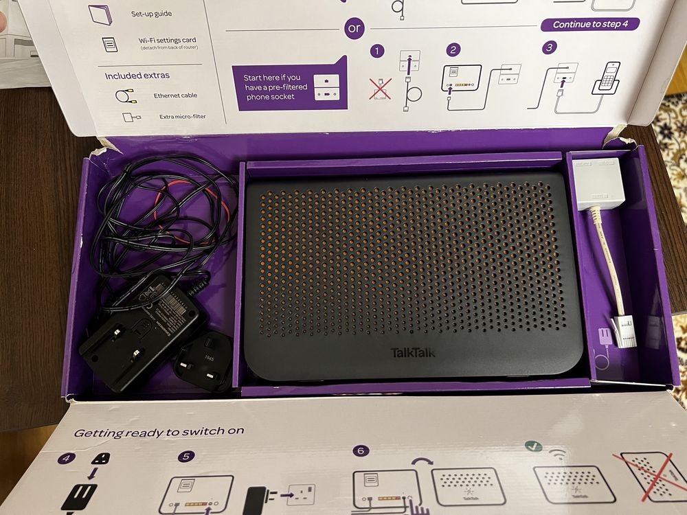 Router internet Wi-Fi Talk Talk