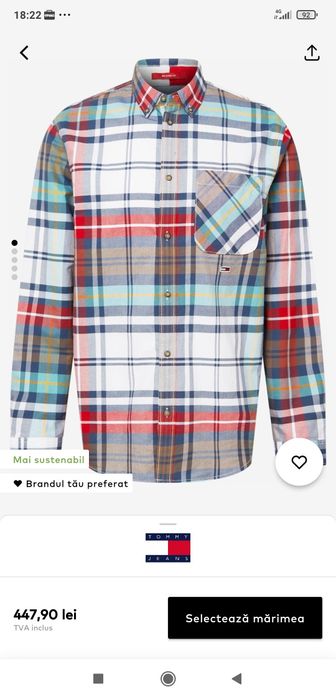 Cămașă originala Tommy Jeans M/L