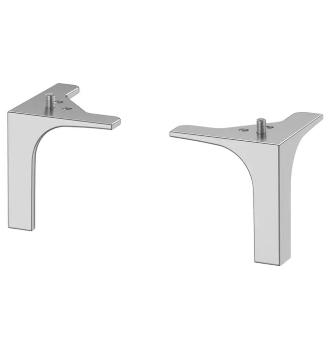 Vand picioare Ikea pentru mobila, aluminiu, 10 cm