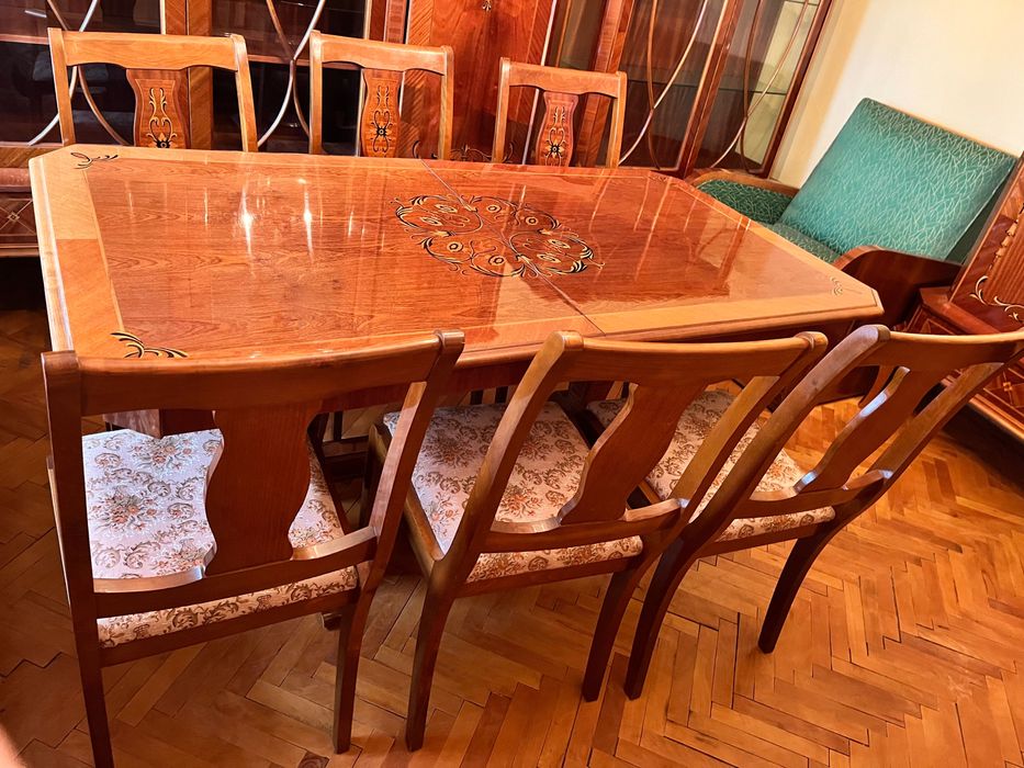 Masa extensibila din lemn masiv