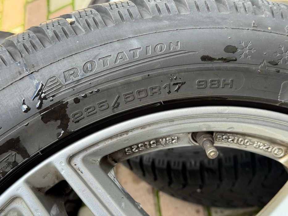 Jante 5x112 , anvelope 225 50 17 ,Vw , Audi ,skoda, seat