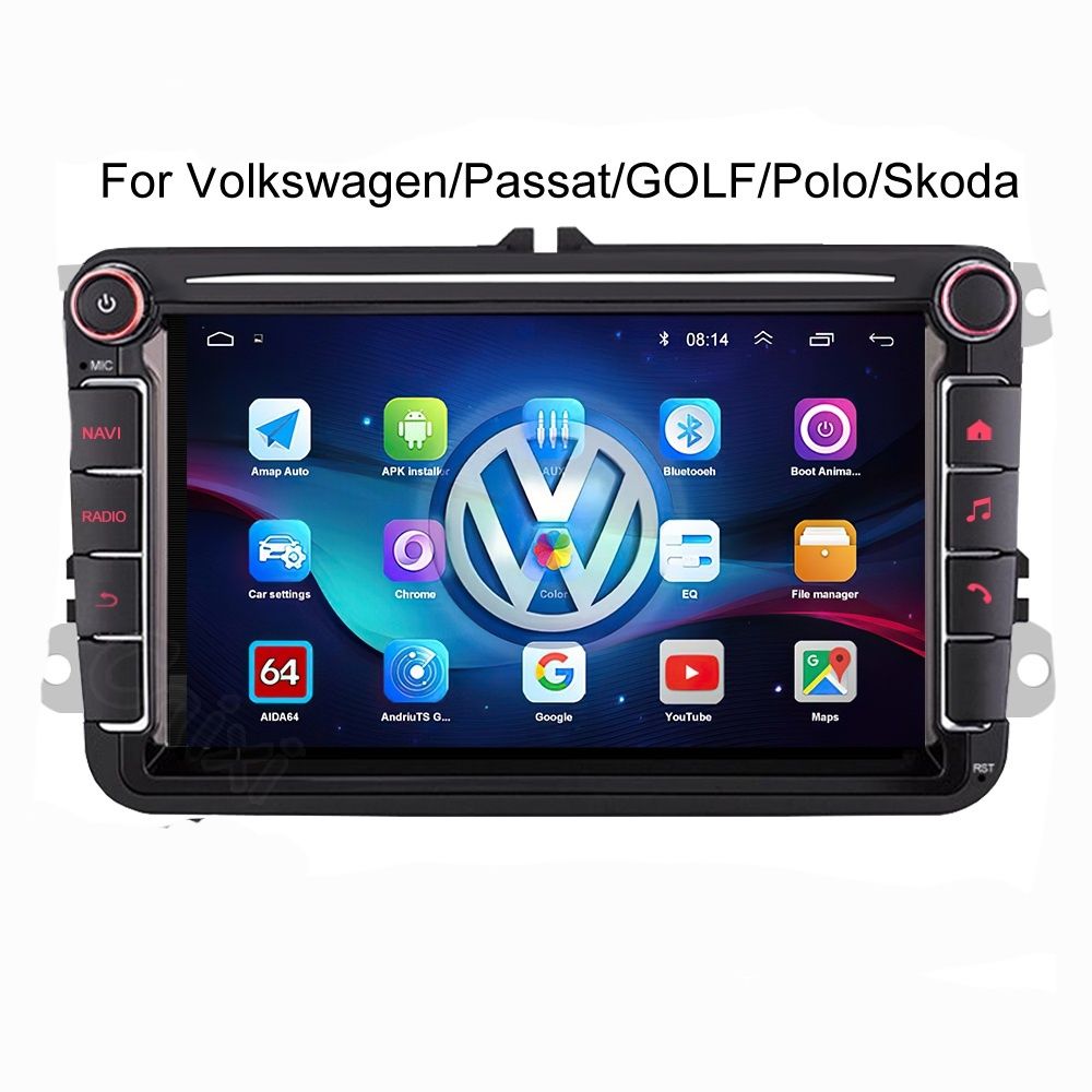 Андроид навигация мултимедия Android VW passat golf SKODA SEAT камера