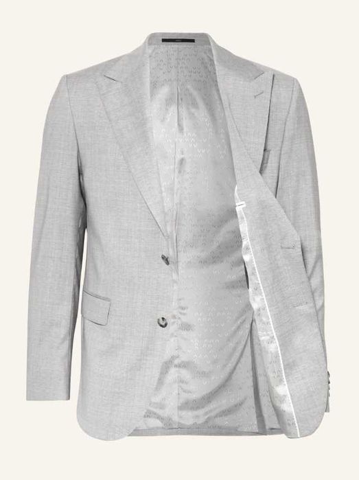 Sacou blazer slim 43 XL de lux Eduard Dressler lana Loro Piana moale