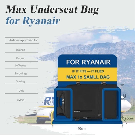Rucsac VMIKIV cabină Ryanair 40x20x25cm