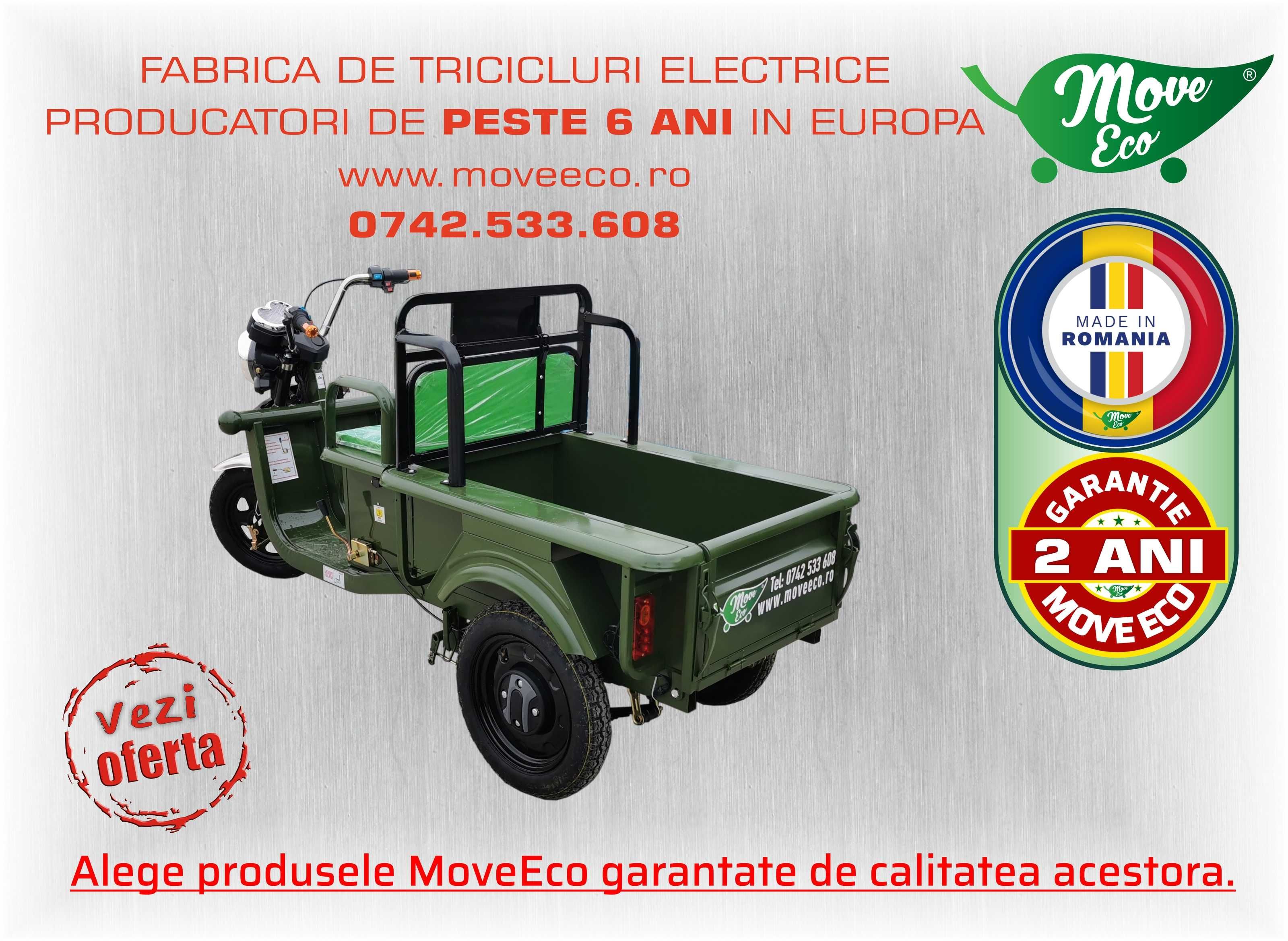 Tricicleta Electrica Mini / BASCULABIL / PRODUS 2022-RO