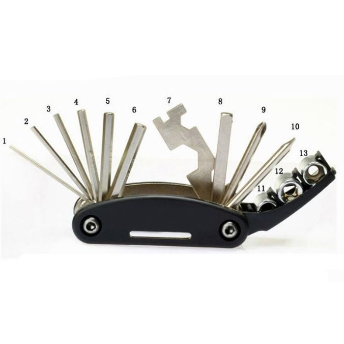 Multitool 16 in 1 - kit reparatii bicicleta universal ,chei, imbus