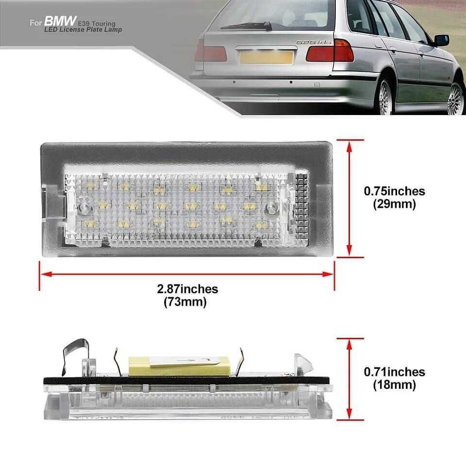 Супер качествени LED светлини плафони за заден номер BMW E46 98-03