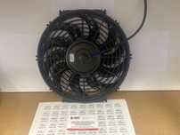 Електрическа перка вентилатор 12” 12V 80w mg-we-008