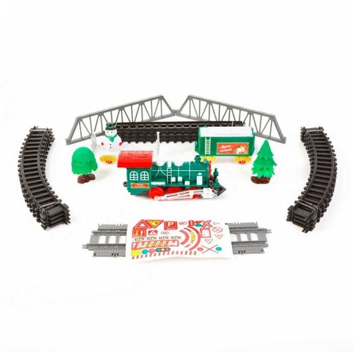 Trenuleț de Crăciun pentru brad - cu muzică, lumini