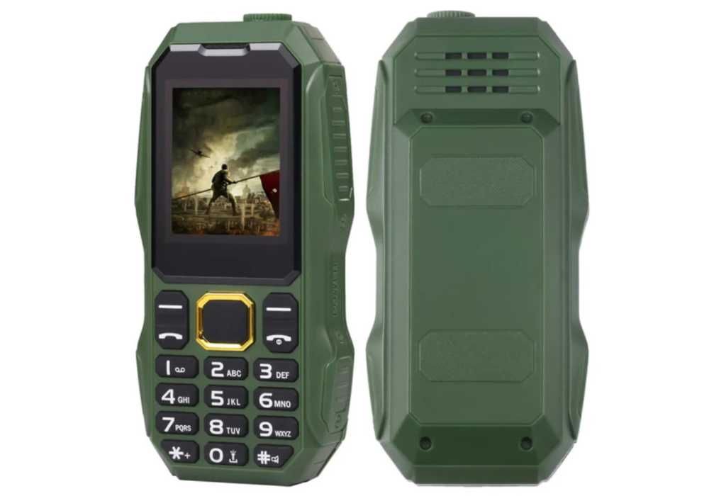 Telefon Militar Dual SIM cu Acumulator 5800mAh, Lanterna si Radio FM