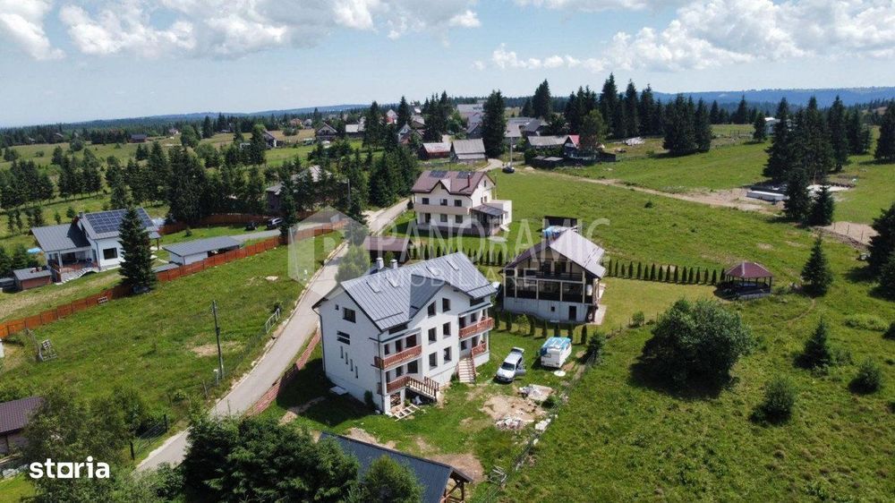 Cabana Pensiune Duplex finisat cu vedere panoramica spre Lacul Belis