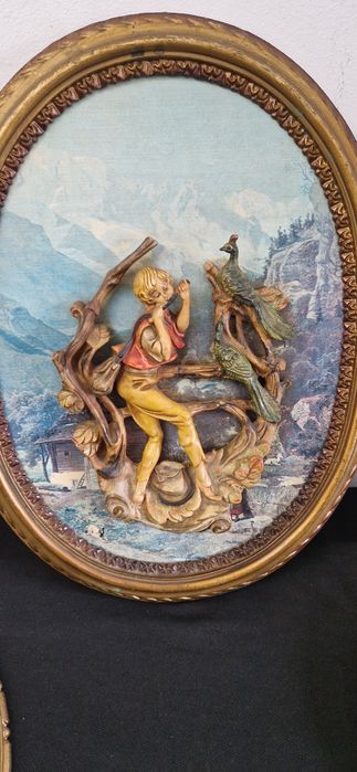 Set tablouri ovale cu personaje 3D