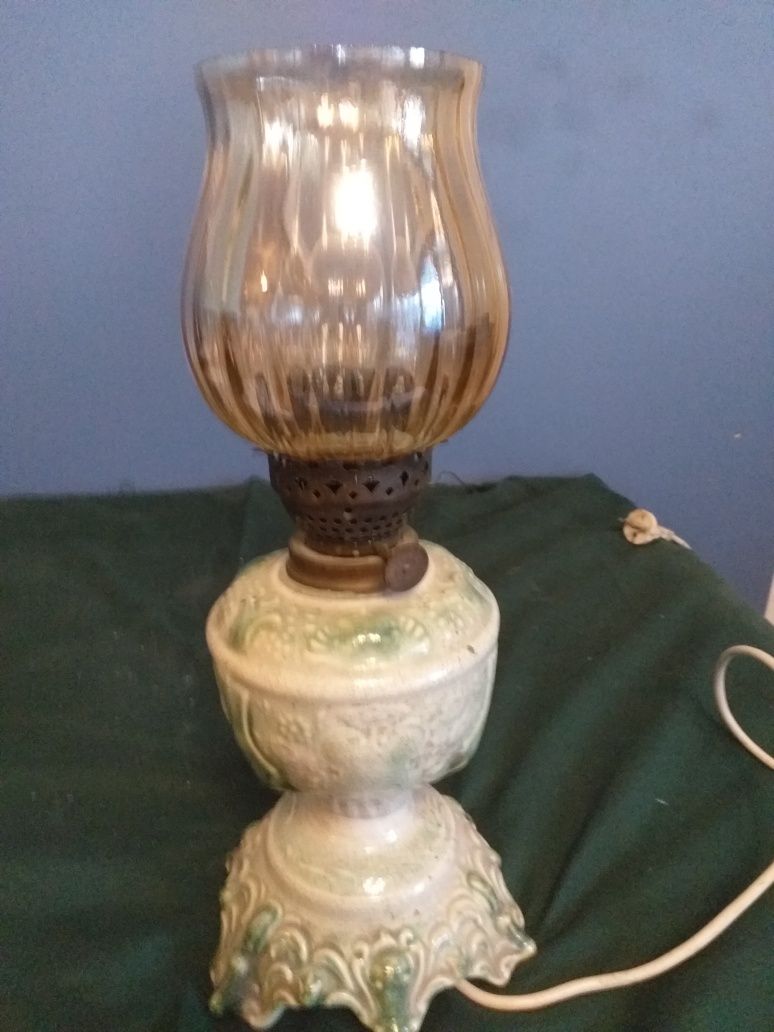 Настолна лампа,керамична основа