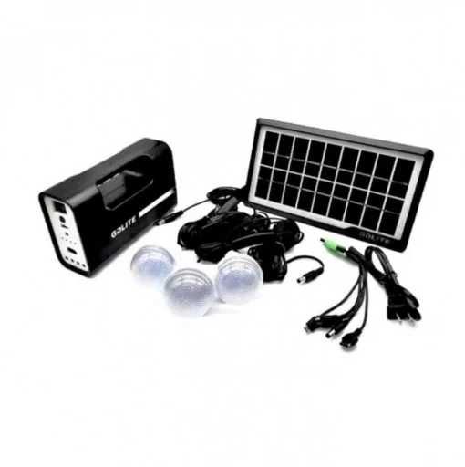 Kit lanterna cu panou solar, 3 becuri LED SMD, GDLITE-1
