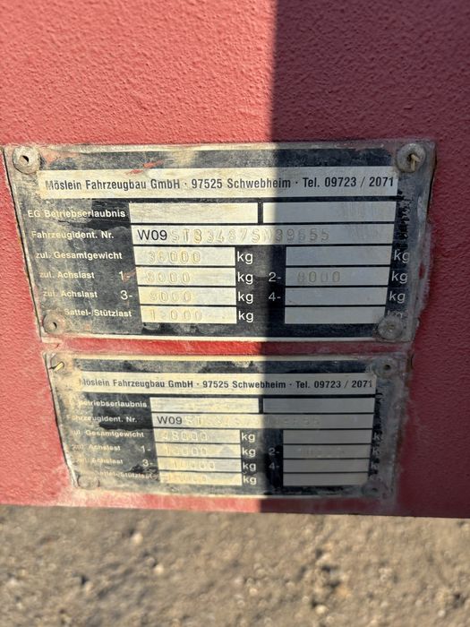 Vand Semiremorca Trailer pentru utilaje