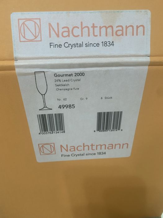 Set pahare cristal sampanie Nachtmann Gourmet 2000