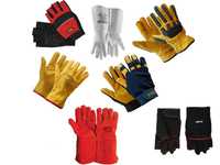 Работни ръкавици: телешка кожа,защитни, заваръчни, с и без пръсти,9/XL