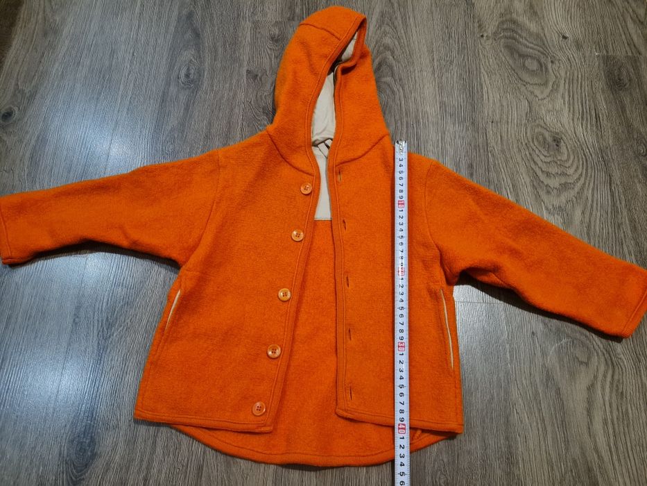 Jachetă lână fiartă merinos Disana