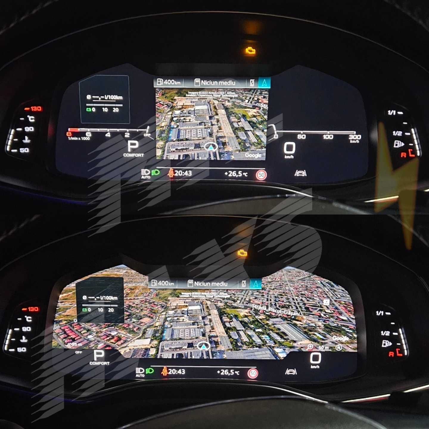 Activare afisaj sport layout Virtual Cockpit Audi TT A3 A4 A5 Q2 Q5 Q7
