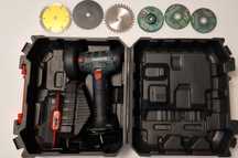 Mini polizar unghiular/ flex cu acumulator  si incarcator PARKSIDE