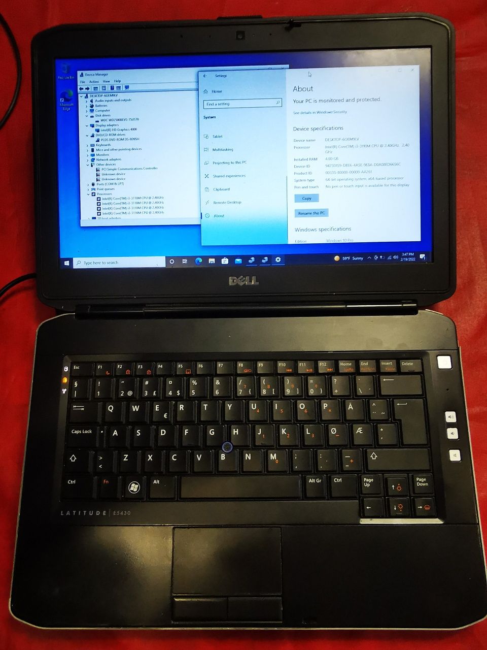 Dell  Latitude E5430 E6420  E7240, E6440 și E6330