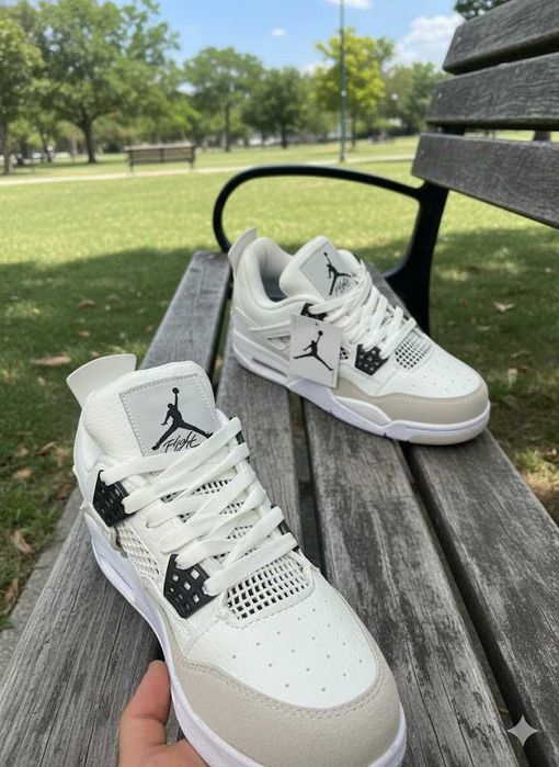 Adidasi Jordan 4 Retro Military Black - Adidasi Unisex