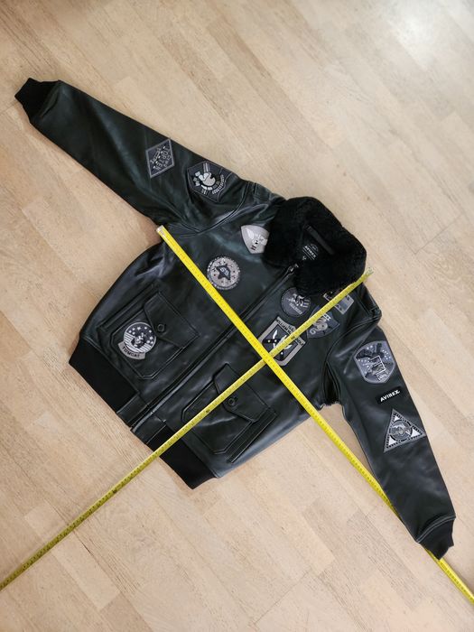 Geaca pilot aviator din piele AVIREX, model G 1, US Navy