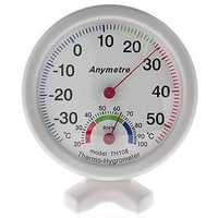 Настенный настольный бытовой термометр-гигрометр без питания.