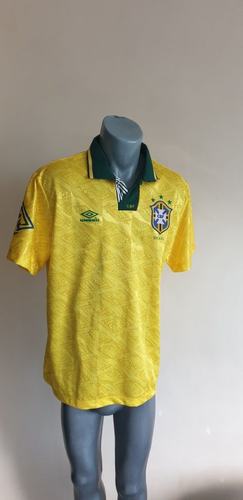 Umbro Brasil 1991 - 1993 Mens Size L ОРИГИНАЛ! Мъжка Тениска!