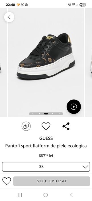 Adidasi guess! Ca noi!dovada factura !